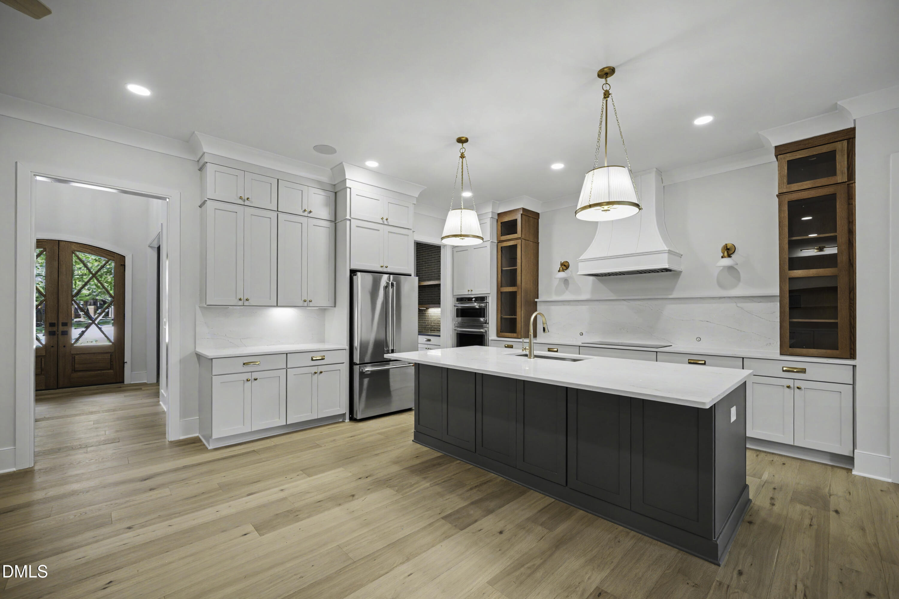 605 Ridgecrest Road Cary, NC 27511 - Photo 23 of 76 Timeless pendant lighting, cabinets to the ceiling
