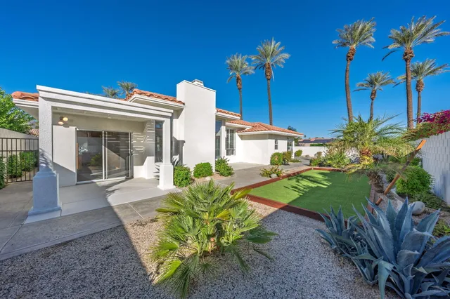 a view of a house with patio