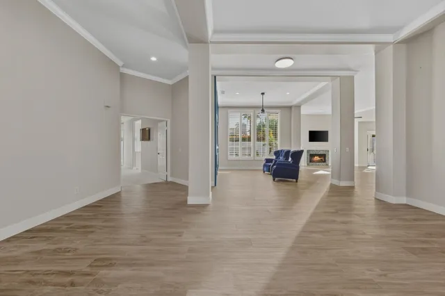 a view of a living room