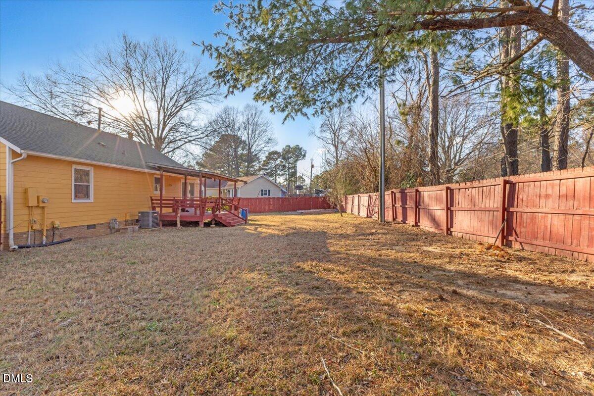 3612 Satellite Court Raleigh, NC 27604 - Photo 34 of 42 a view of a yard with a tree
