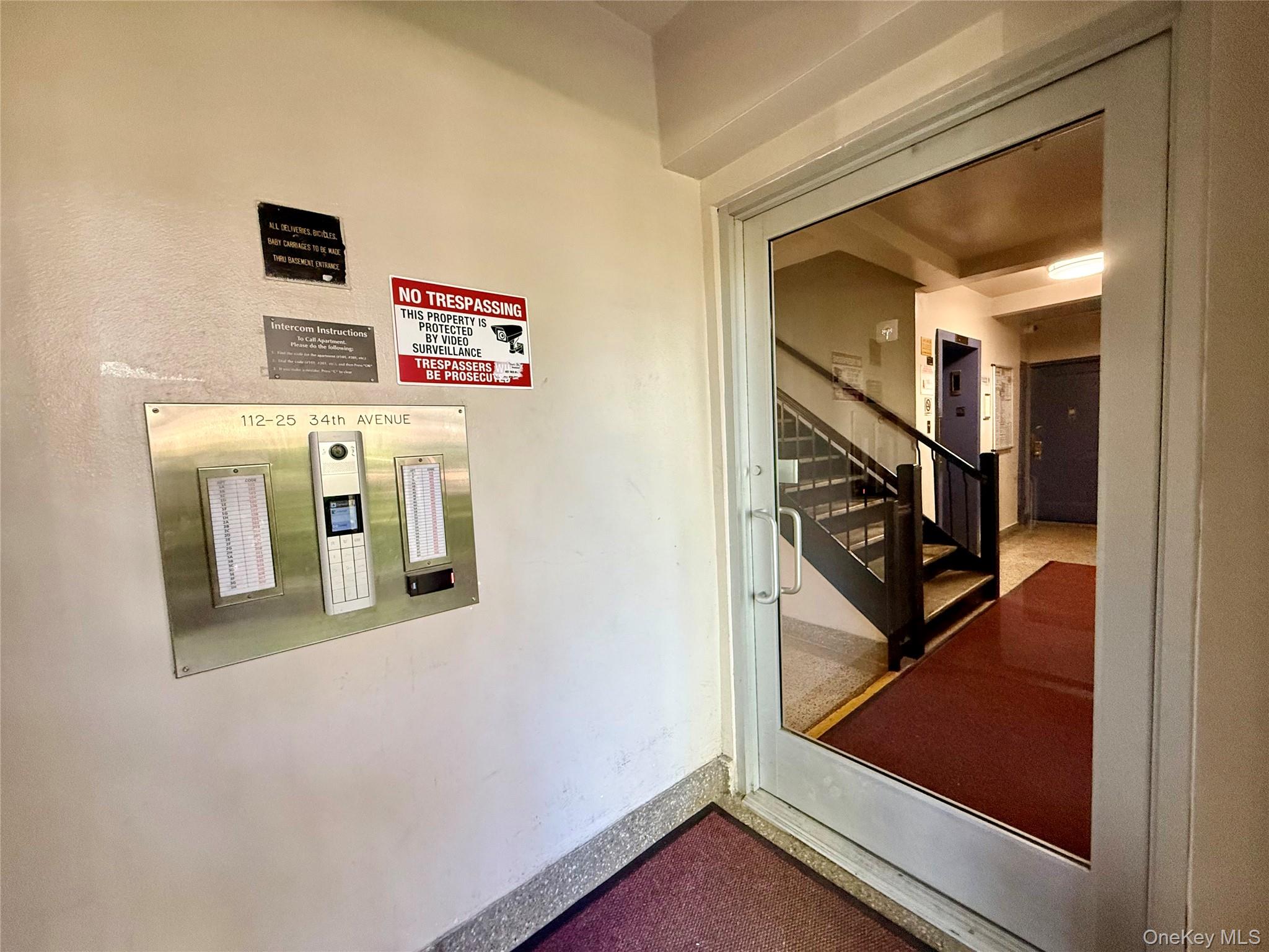 112-25 34th Avenue, Unit 6H Queens, NY 11368 - Photo 26 of 48 New updated security intercoms.