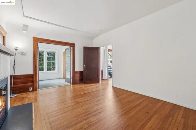 wooden floor in an empty room