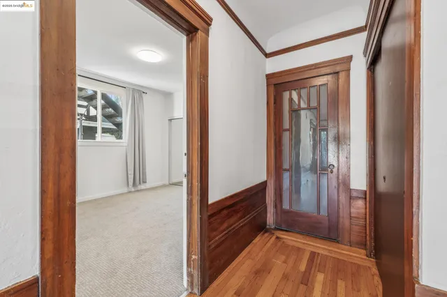 a view of an entryway door