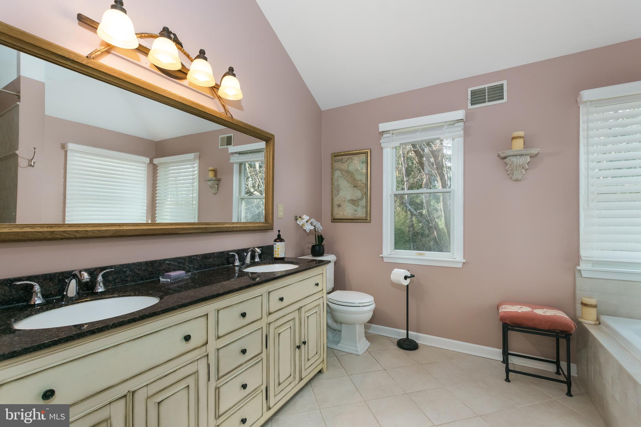232 Mt Lucas Road Princeton, NJ 08540 - Photo 22 of 32 Primary Bathroom with Double Sinks