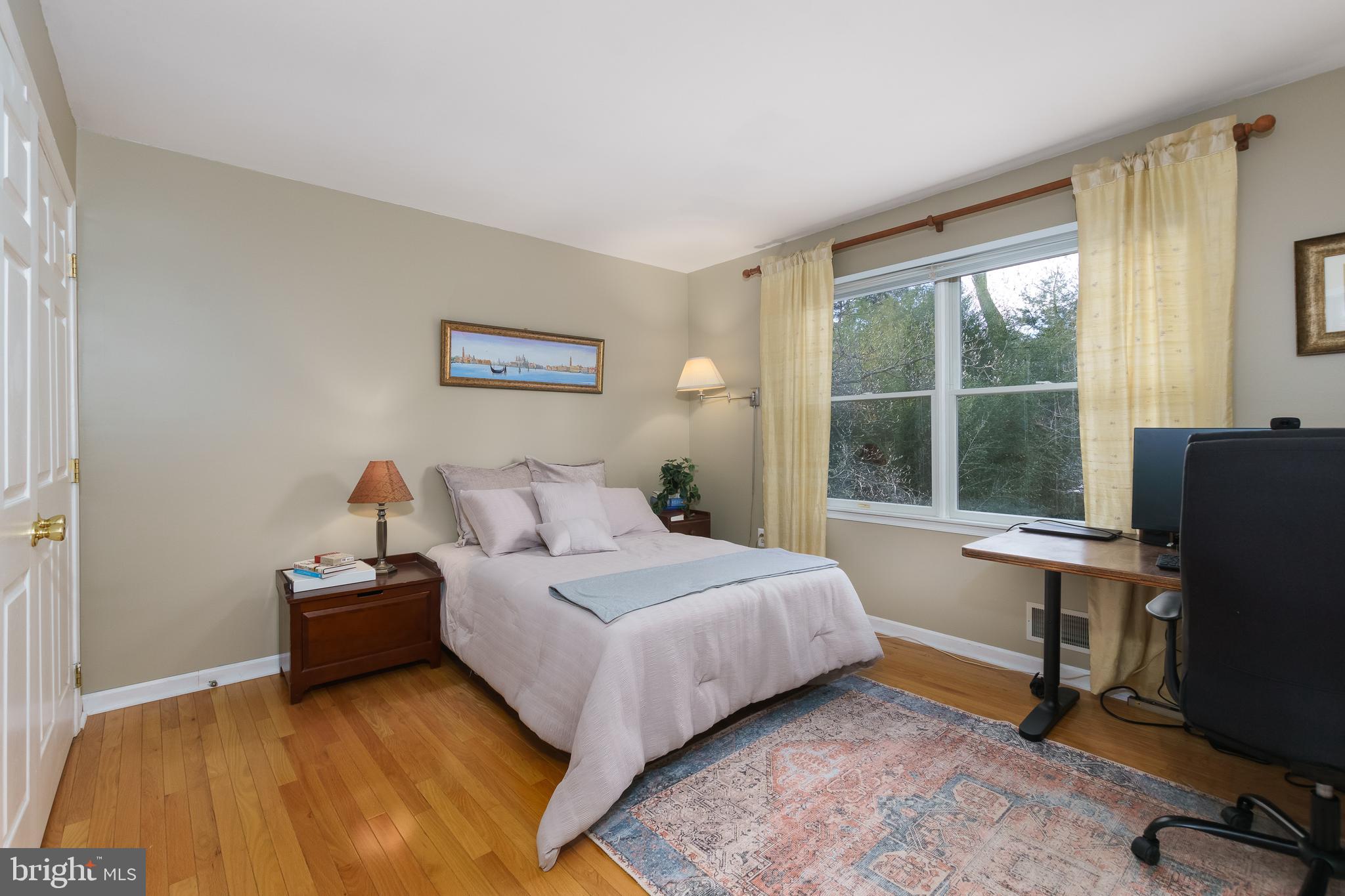 232 Mt Lucas Road Princeton, NJ 08540 - Photo 24 of 32 Second Bedroom with Hardwood Floors