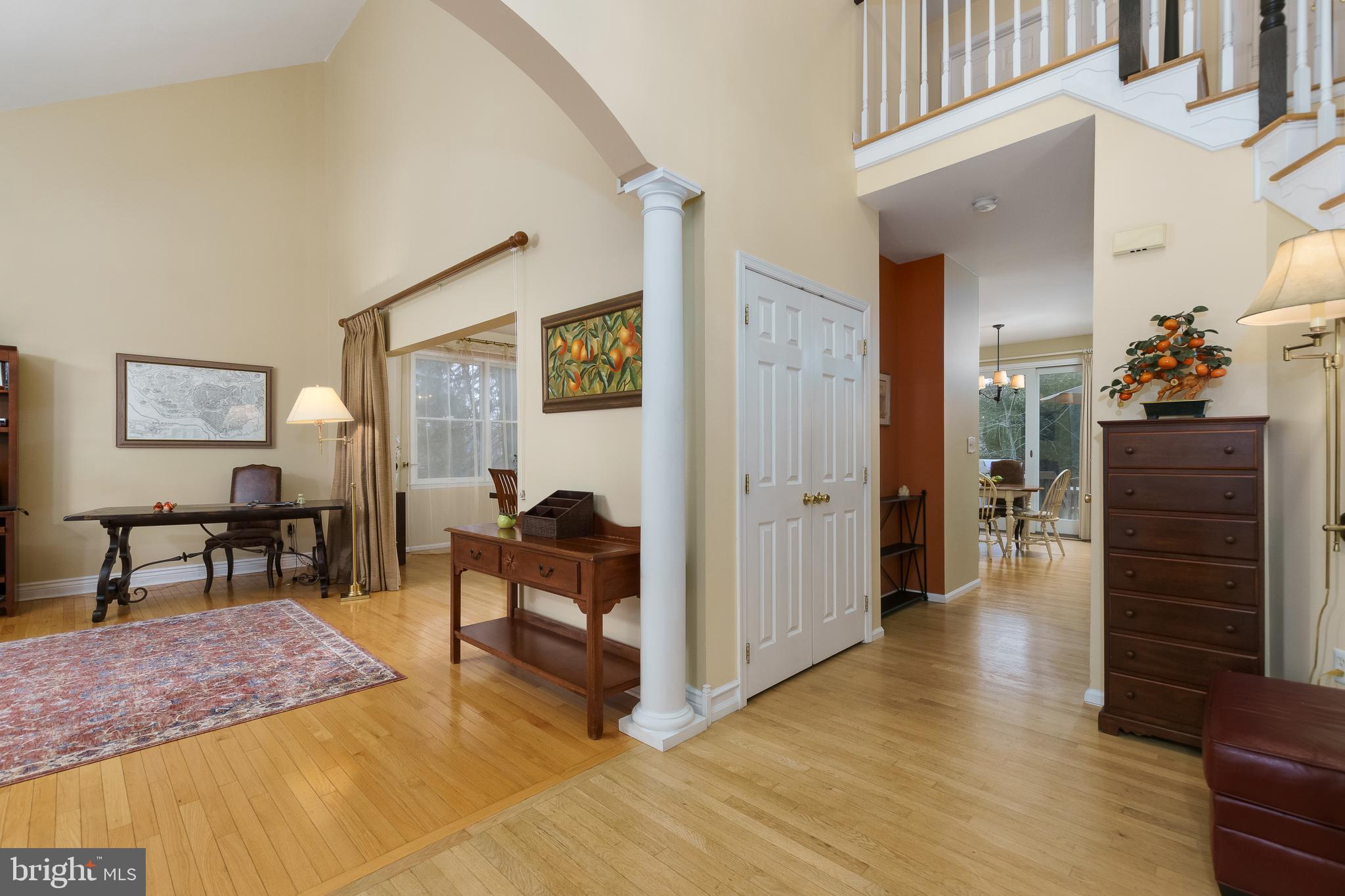 232 Mt Lucas Road Princeton, NJ 08540 - Photo 4 of 32 Foyer into Living Room