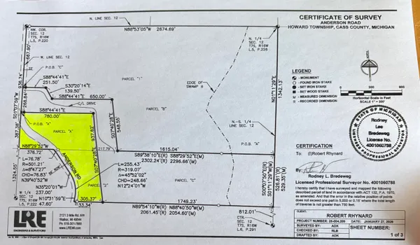 $124,410 | V/l Anderson Road, Cassopolis, MI 49031