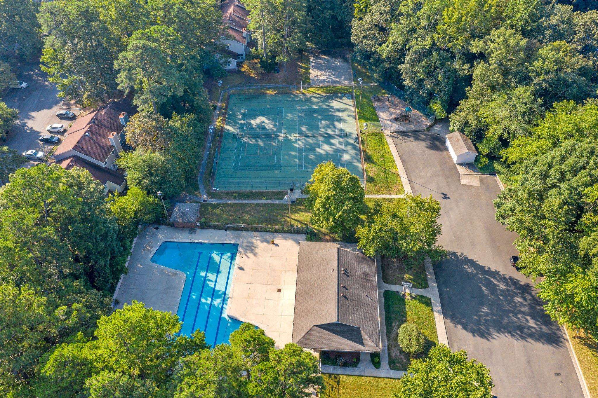 1502 Edgeside Court Raleigh, NC 27609 - Photo 24 of 27 Pool Tennis and Playground