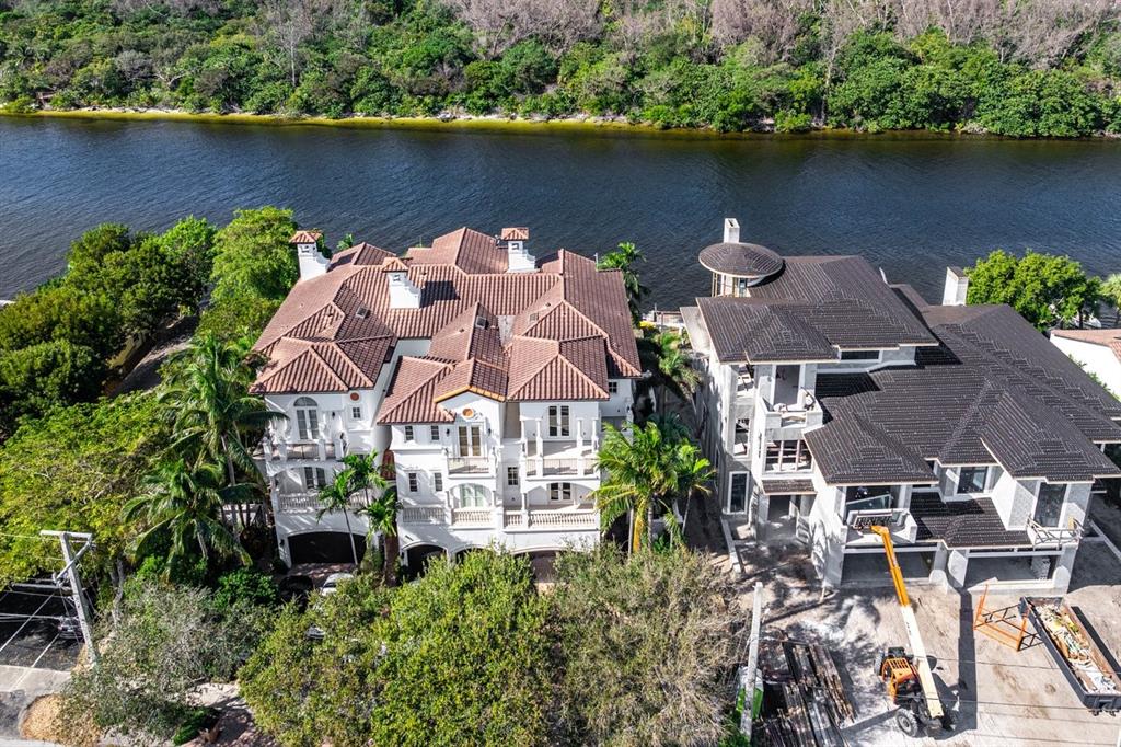 549 Northeast 19th Avenue, Unit C Deerfield Beach, FL 33441 - Photo 59 of 79 an aerial view of a house with a lake view