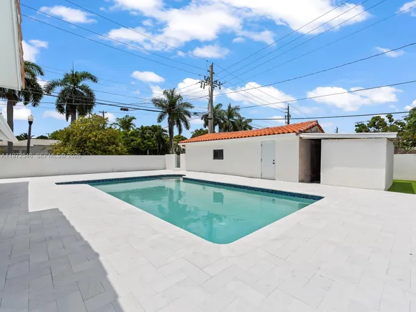 a view of a swimming pool