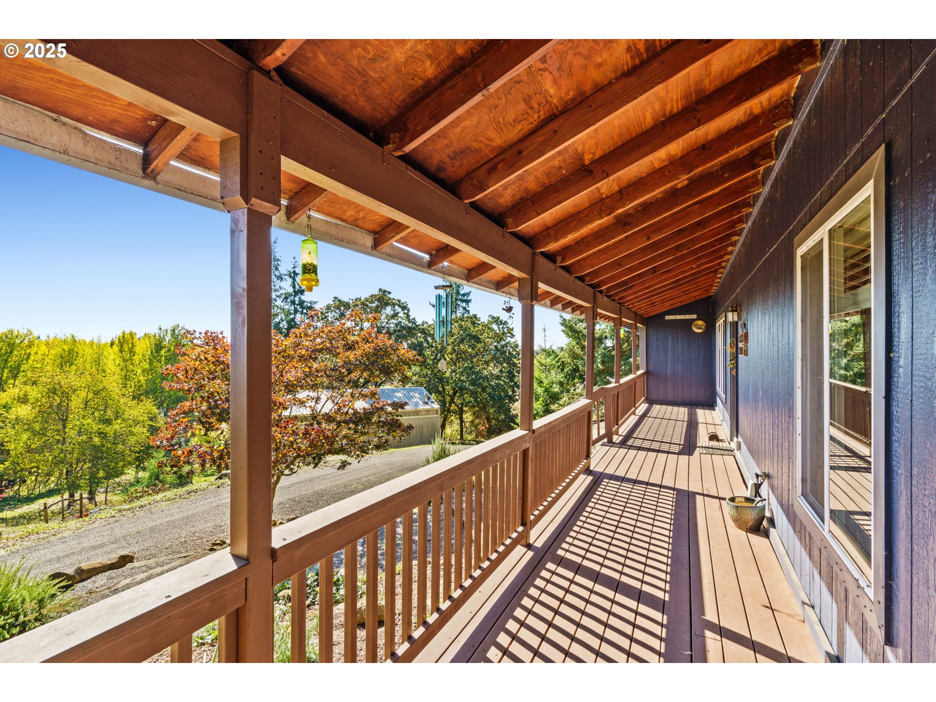 34637 Knox Butte Road East Albany, OR 97322 - Photo 46 of 47 a view of balcony with wooden floor