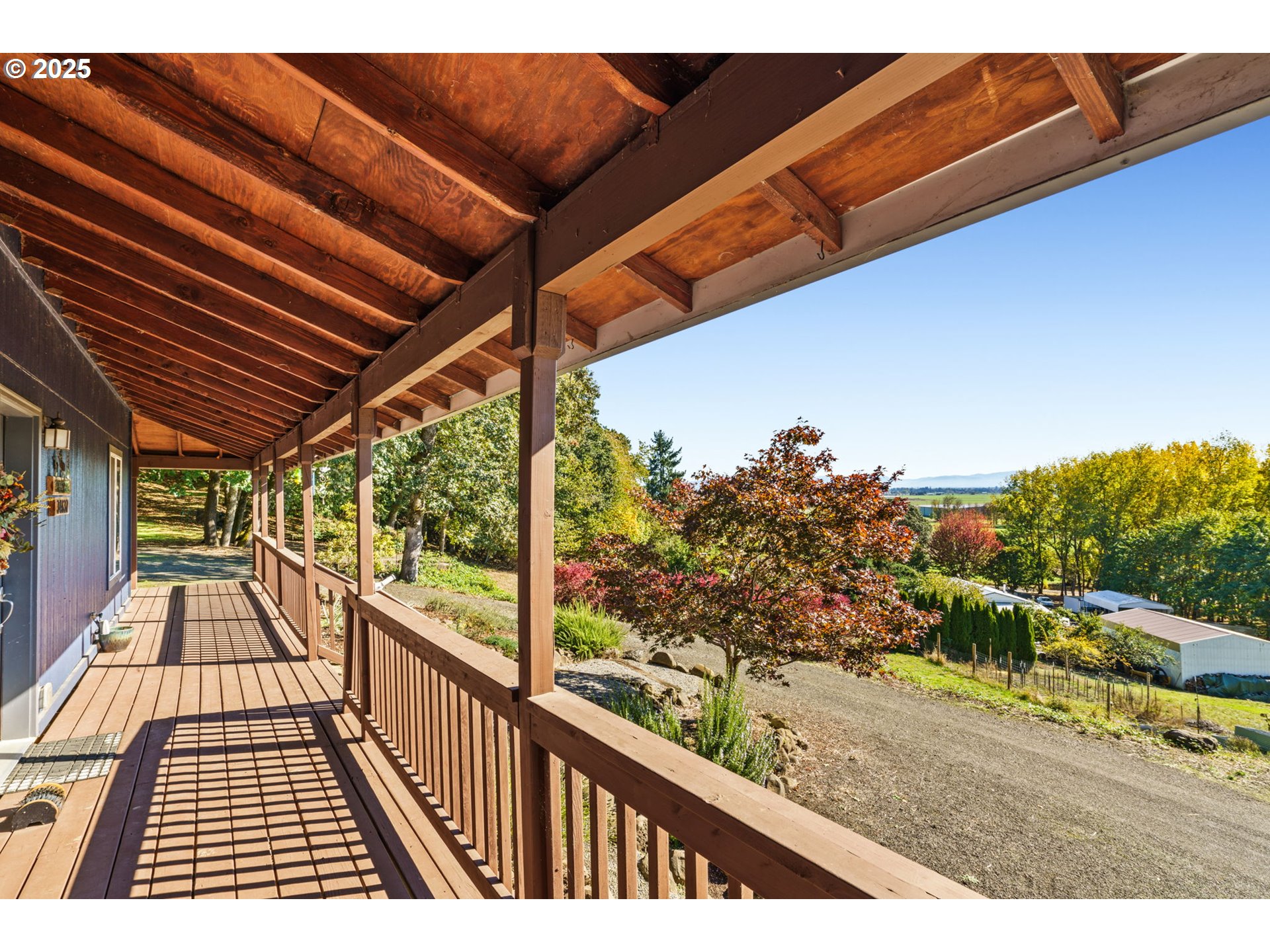 34637 Knox Butte Road East Albany, OR 97322 - Photo 47 of 47 a view of balcony with wooden floor