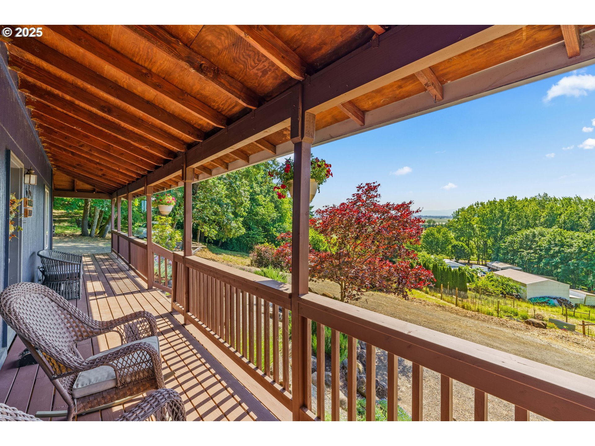 34637 Knox Butte Road East Albany, OR 97322 - Photo 5 of 47 a view of a two chairs in the balcony
