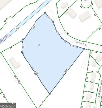 a view of a balcony with painted walls