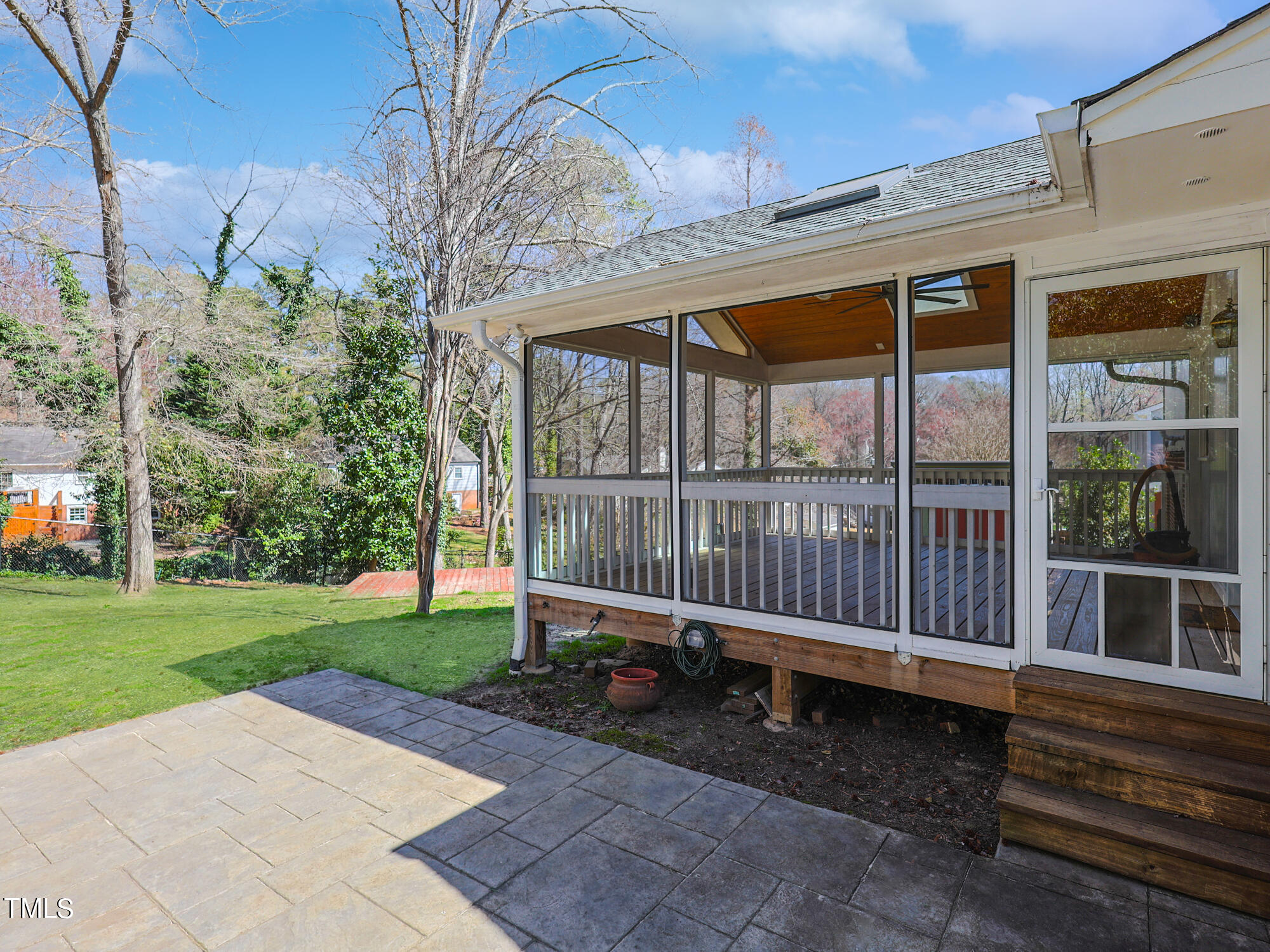 529 Harvard Street Raleigh, NC 27609 - Photo 41 of 48 a view of a house with backyard and porch