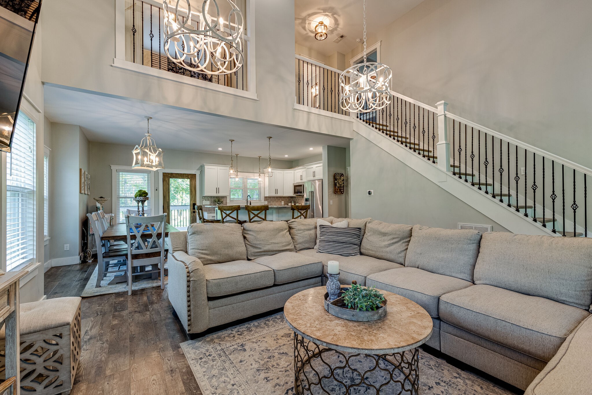 3425 Toms Creek Road Linden, TN 37096 - Photo 8 of 38 a living room with furniture kitchen view and a table
