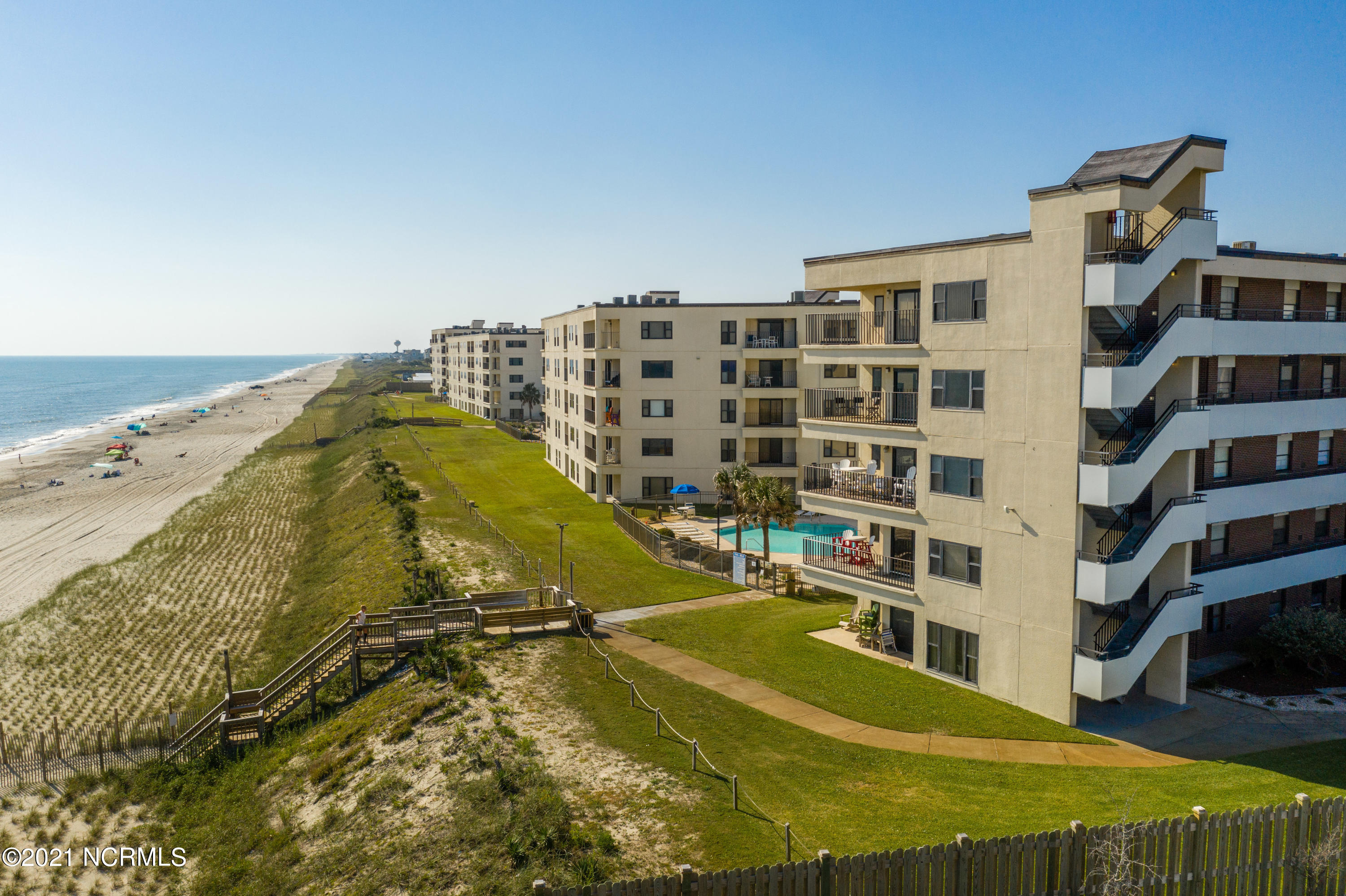 1505 Salter Path Road, Unit 129 Indian Beach, NC 28512 - Photo 31 of 42 Ocean access just steps from the patio!
