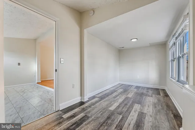 wooden floor in an empty room