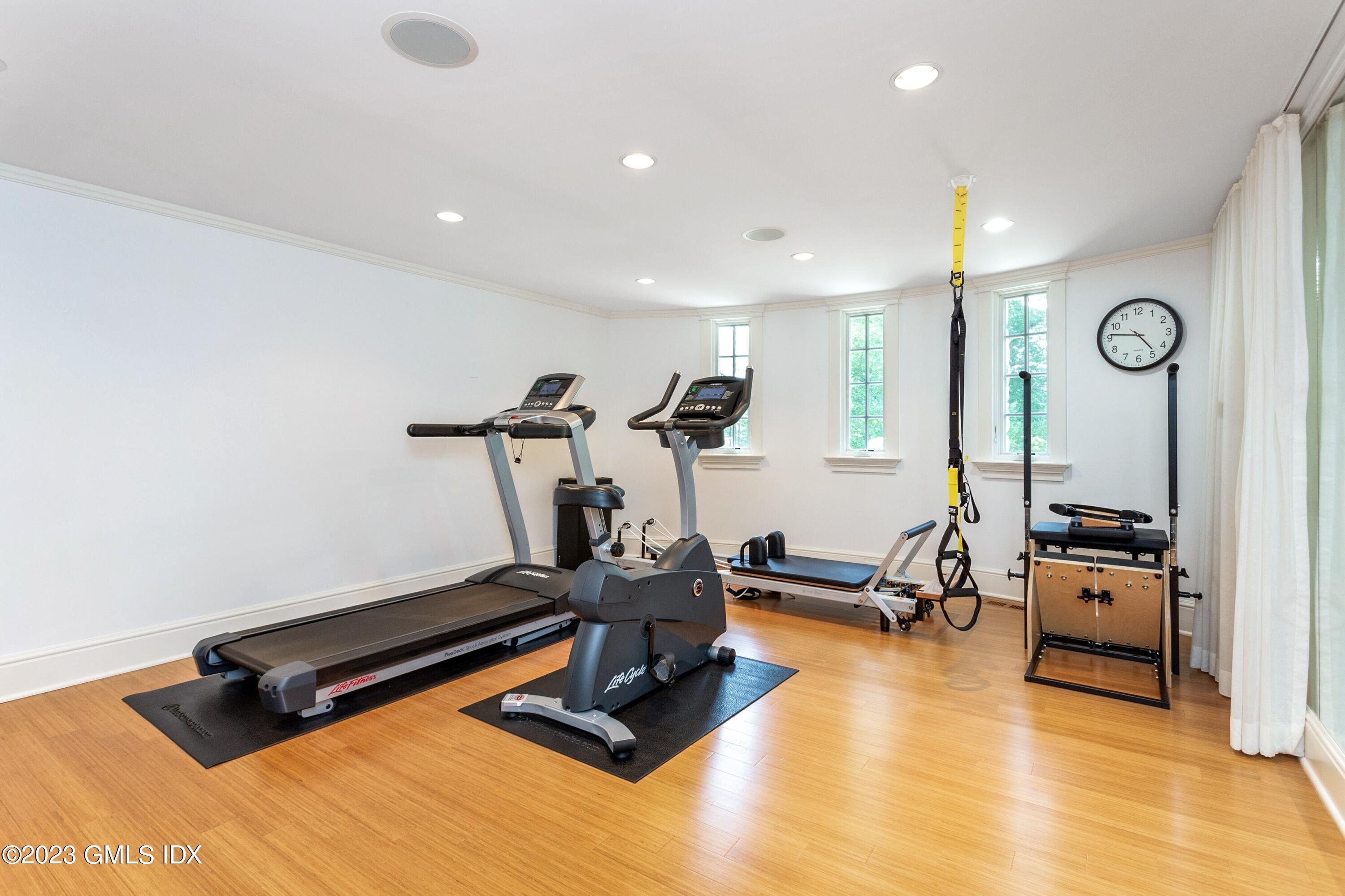 150 Goodwives River Road Darien, CT 06820 - Photo 29 of 39 a view of a room with gym equipment