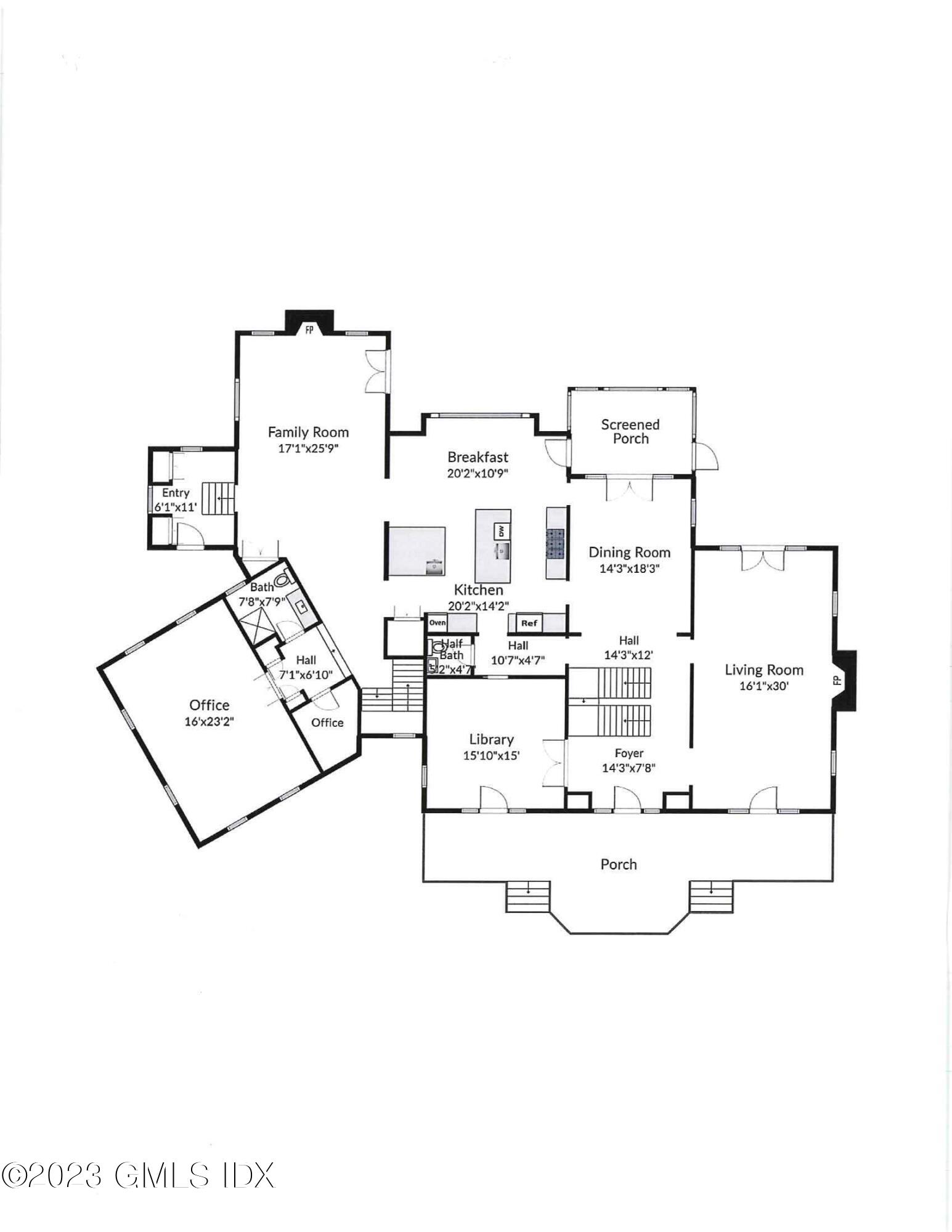 150 Goodwives River Road Darien, CT 06820 - Photo 37 of 39 a picture of a floor plan