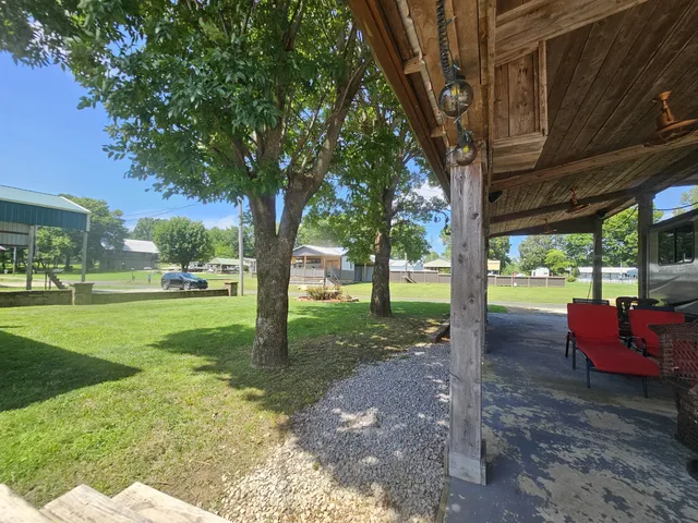 a view of a car garage