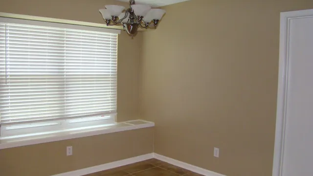 a view of a bathroom with a window