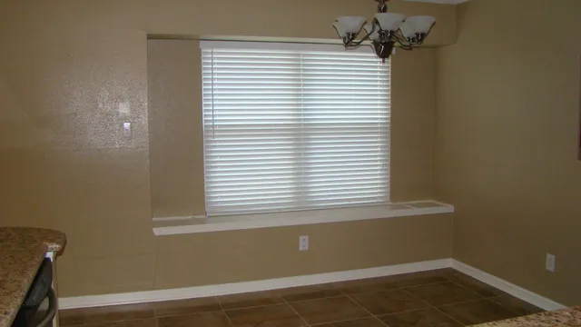a bathroom that has a window