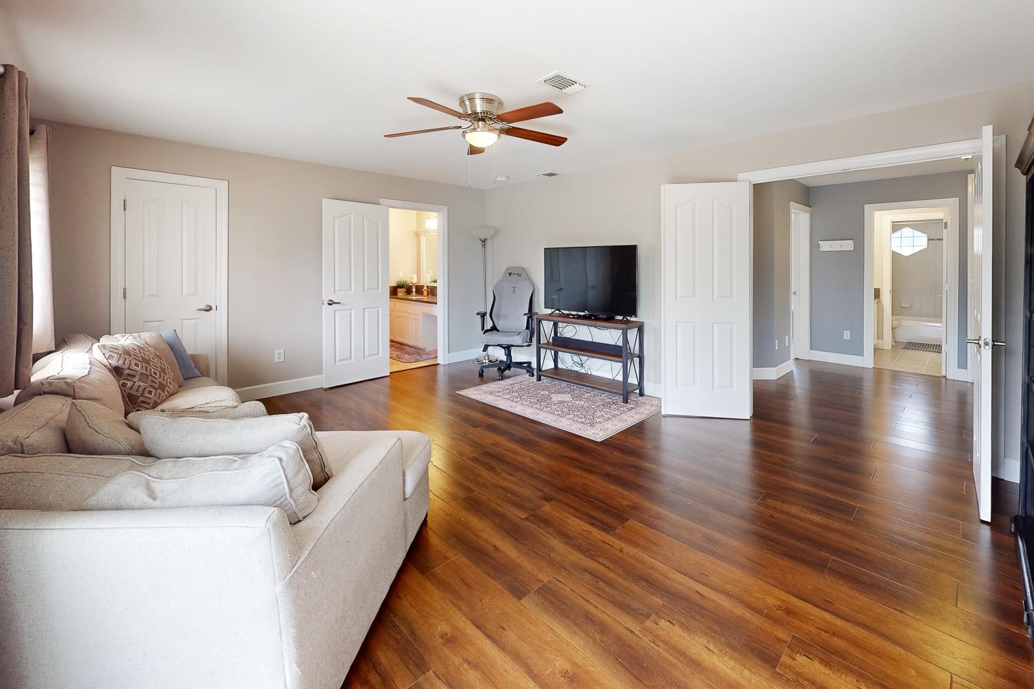 2227 West Ridge Drive Sutter, CA 95982 - Photo 22 of 57 Bedroom 2, with private bath, walk-in closet, slider to upper deck. Large enough to use as a game room