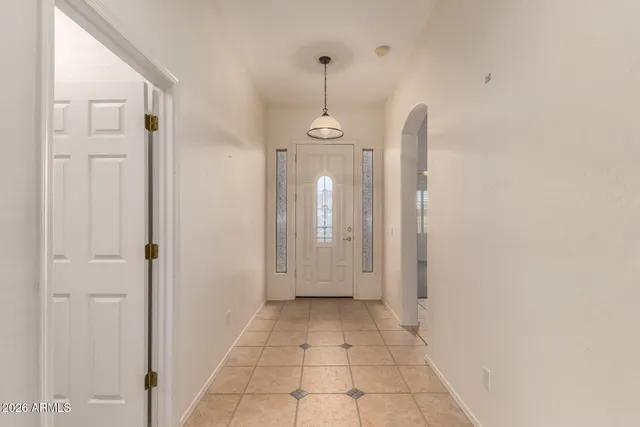 a very nice looking hallway with a window