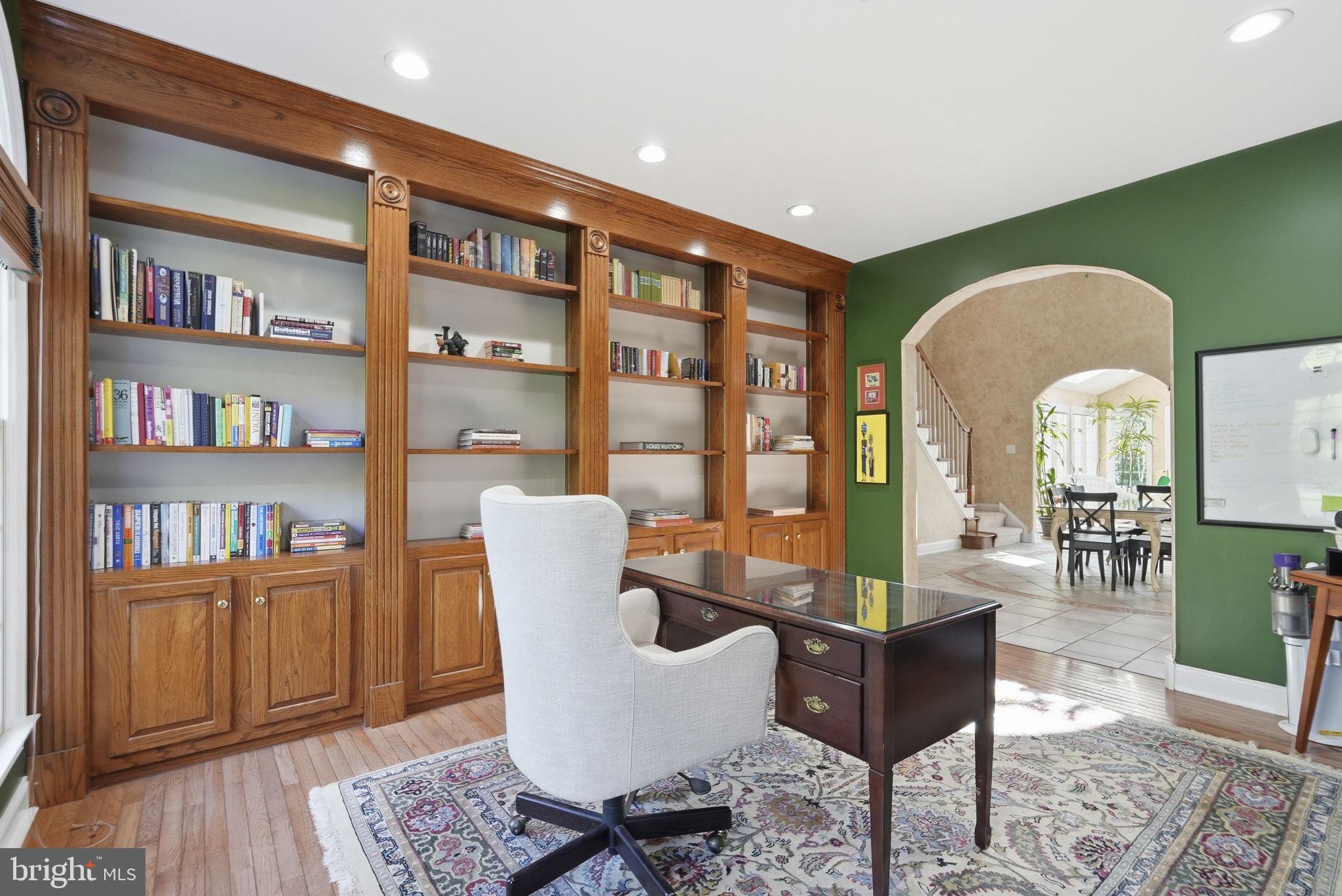 195 Carnoustie Way Media, PA 19063 - Photo 25 of 78 Elegant study with rich wood accents.