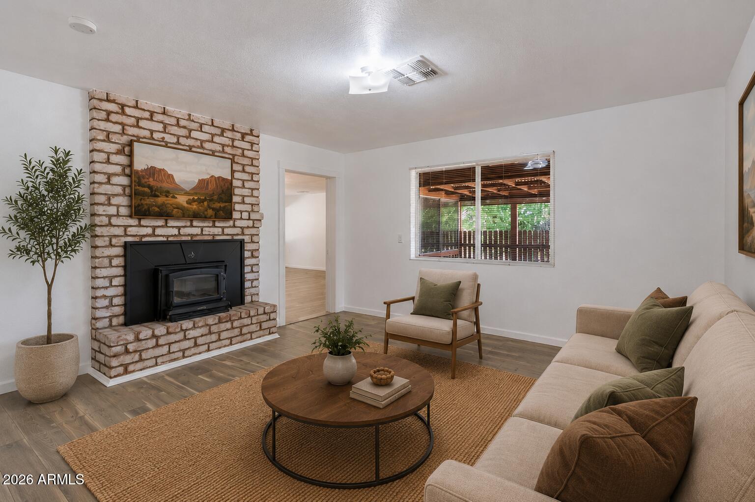 4410 North Montezuma Avenue Rimrock, AZ 86335 - Photo 3 of 27 Family room virtual staging