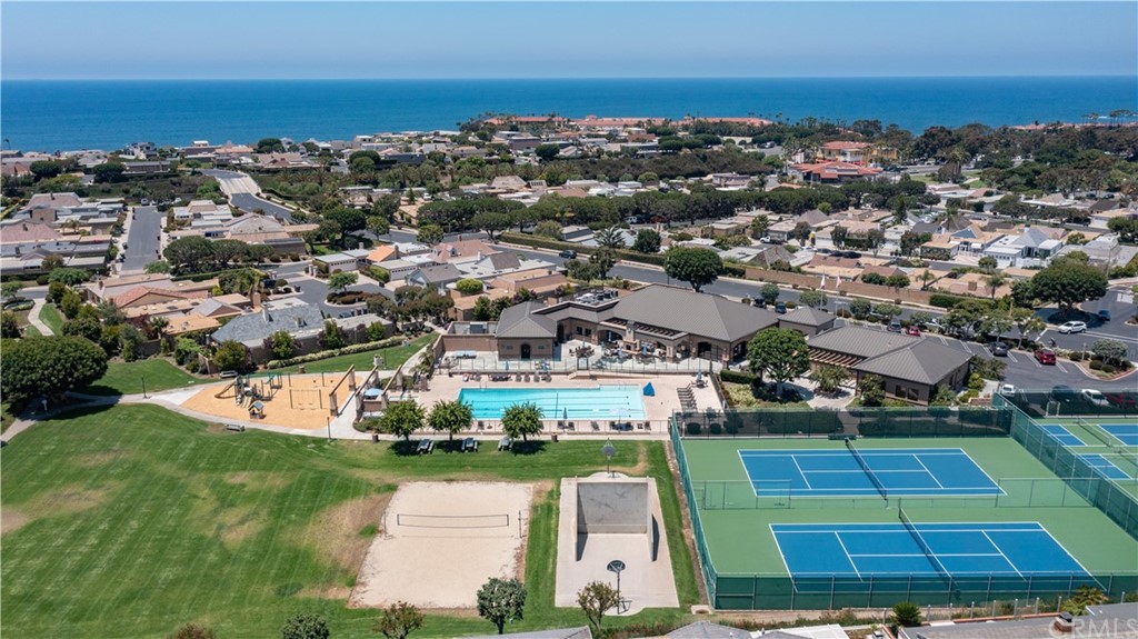 33525 Binnacle Drive Dana Point, CA 92629 - Photo 66 of 76 an aerial view of residential houses with outdoor space and ocean view