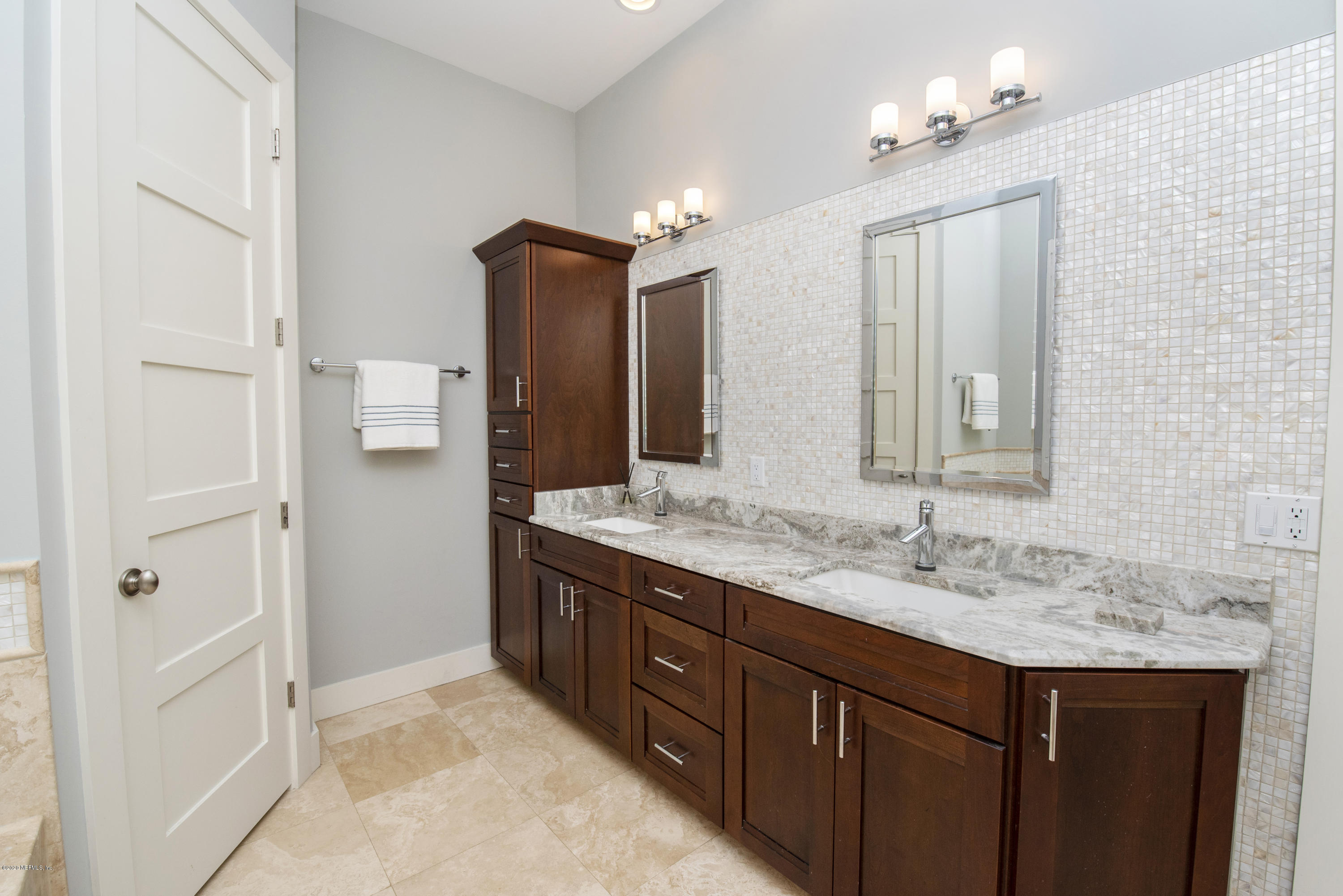 529 Barefoot Trace Circle St. Augustine, FL 32080 - Photo 29 of 62 a spacious bathroom with a double vanity sink mirror and double