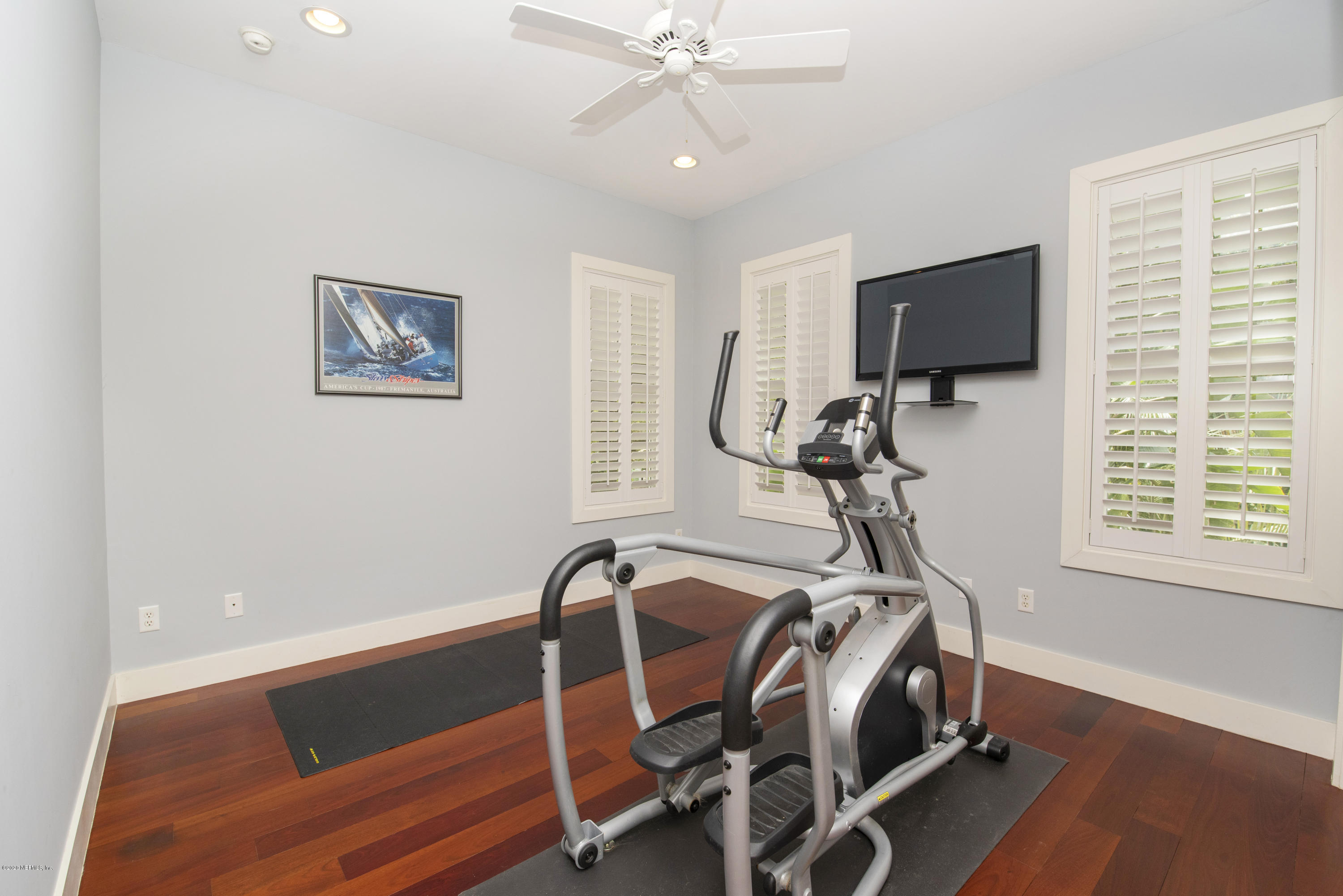 529 Barefoot Trace Circle St. Augustine, FL 32080 - Photo 43 of 62 a view of a room with gym equipment