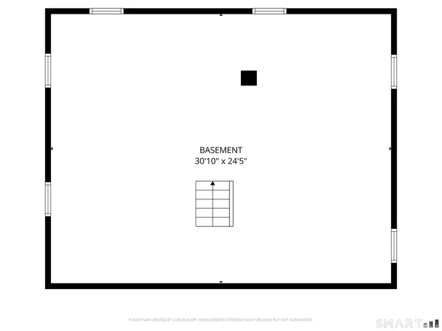 a black and white photo of a floor plan