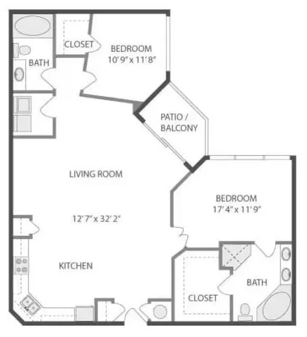 $1,983 | 2400 Parkland Drive Northeast, Unit 208, Atlanta, GA 30324