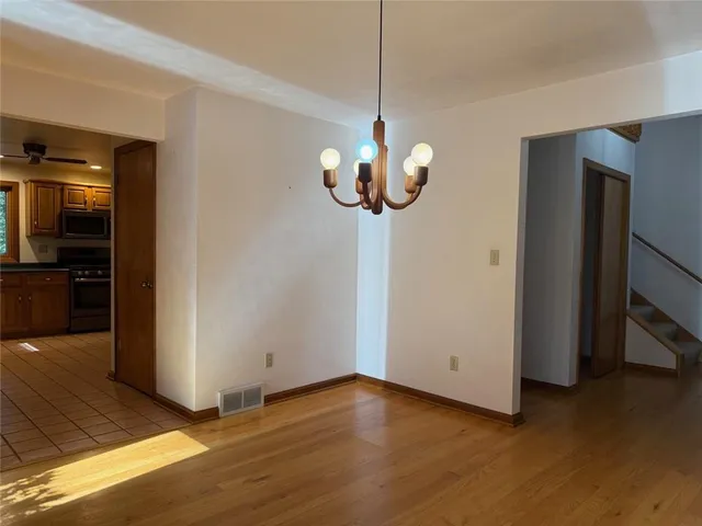 wooden floor in an empty room