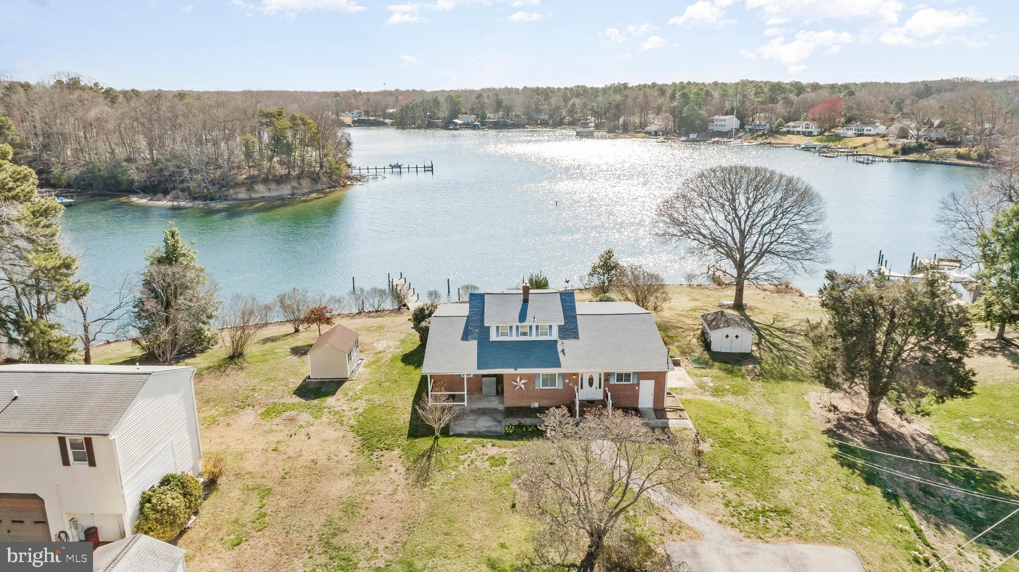 1045 Church Road Lusby, MD 20657 - Photo 1 of 25 449' of Frontage w/ AMAZING CREEK VIEWS!!
