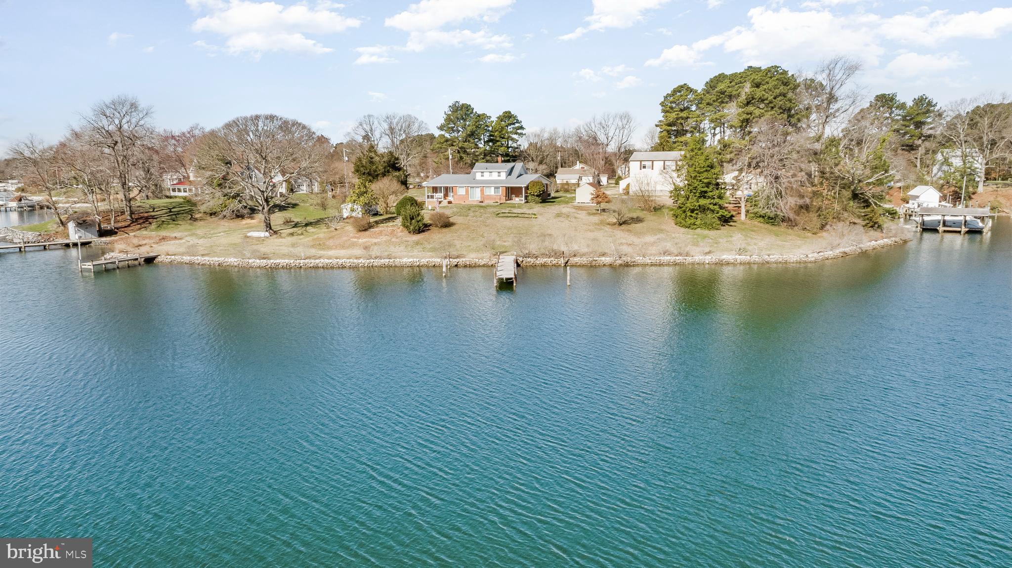 1045 Church Road Lusby, MD 20657 - Photo 4 of 25 Close up of view and Main Pier