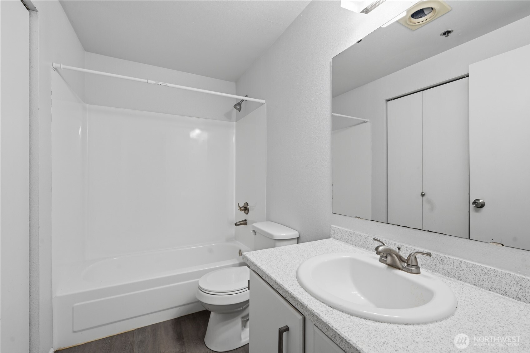 975 Aberdeen Avenue Northeast, Unit F308 Renton, WA 98056 - Photo 16 of 20 a bathroom with a sink toilet and shower