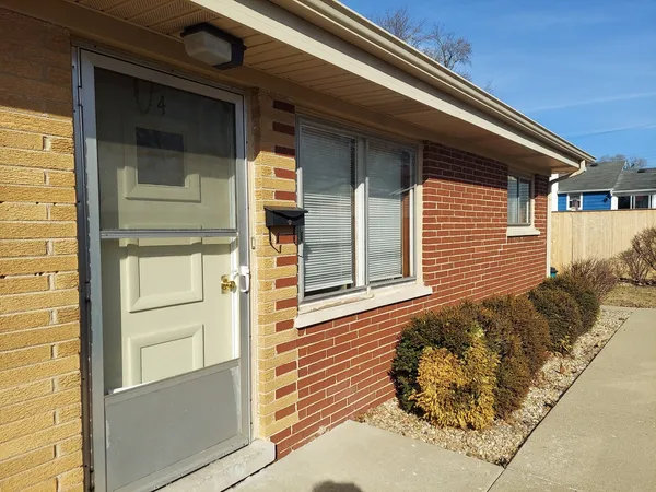 a view of front door