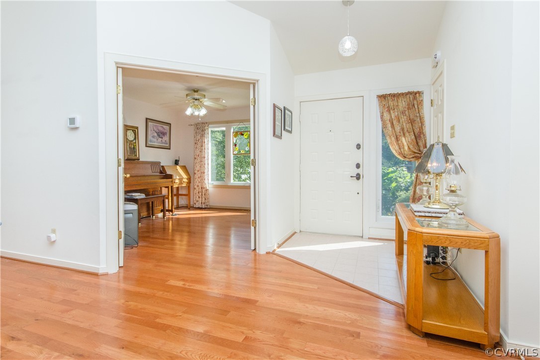 13712 Sandy Oak Road Chester, VA 23831 - Photo 7 of 36 a view of an entryway with wooden floor