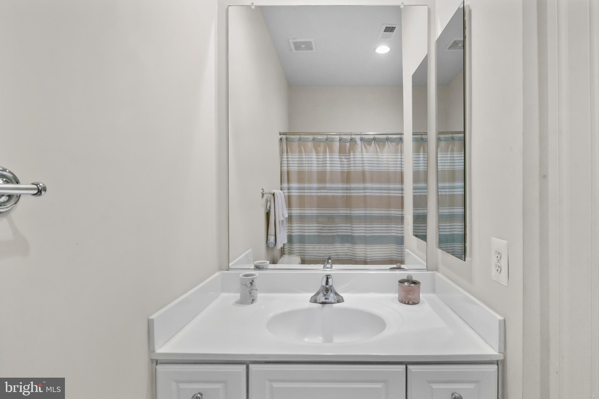 419 Princess Street Alexandria, VA 22314 - Photo 23 of 44 a bathroom with a sink and a mirror