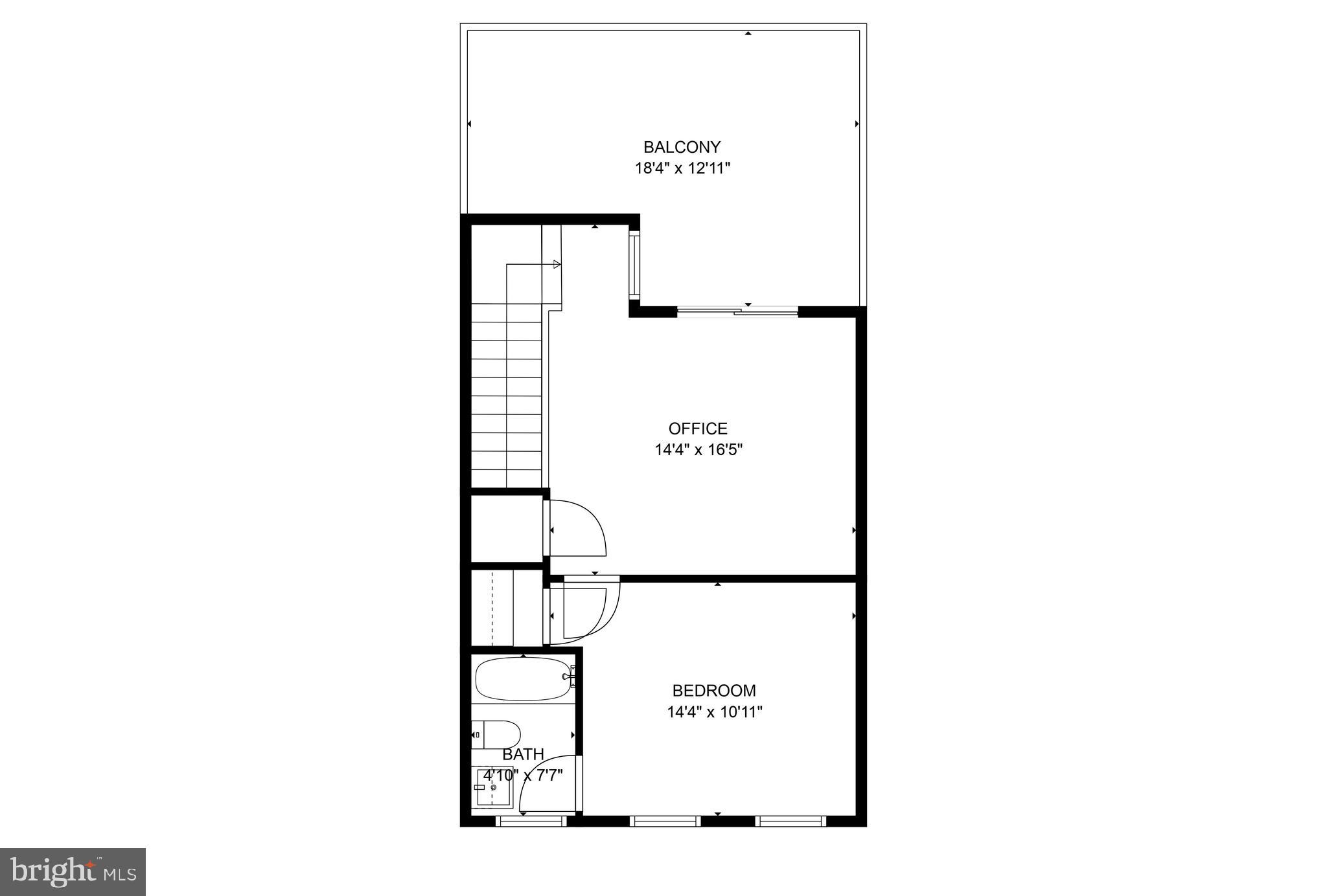 419 Princess Street Alexandria, VA 22314 - Photo 42 of 44 a picture of a floor plan