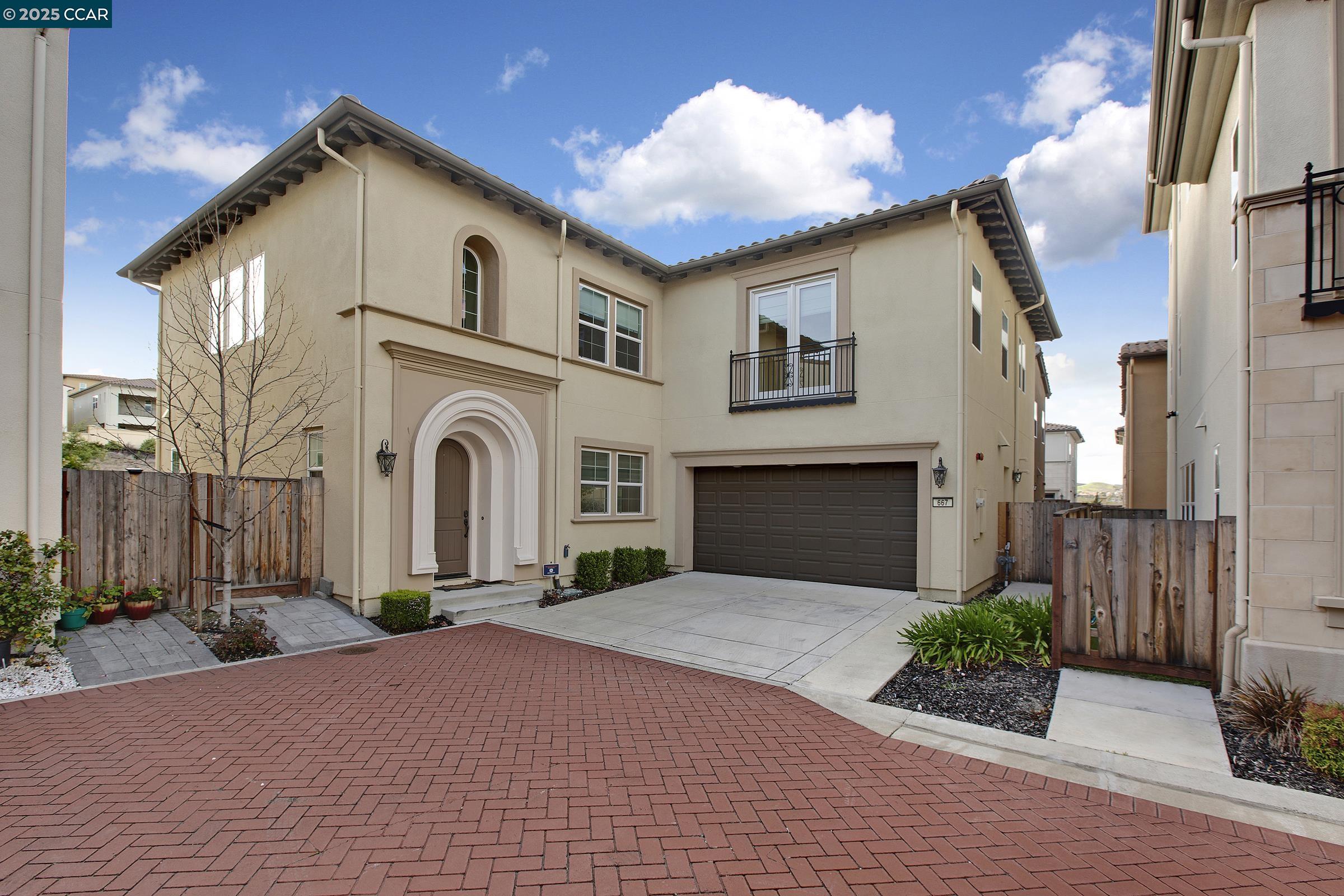 667 Thyme Way San Ramon, CA 94582 - Photo 1 of 1 a view of a white house with a outdoor space