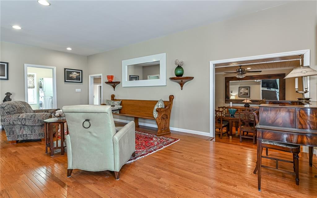 3617 Colmar Street Pittsburgh, PA 15213 - Photo 11 of 41 The Family Room is 2 steps up from the Kitchen & Dining Area