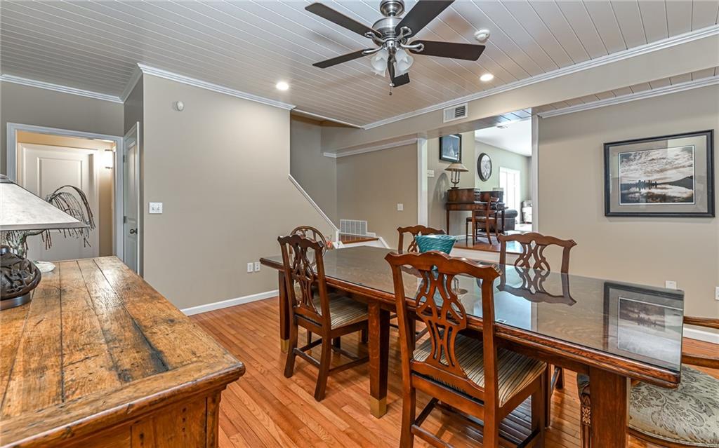 3617 Colmar Street Pittsburgh, PA 15213 - Photo 12 of 41 Dining Area is 15x14 and open to the Kitchen with 2 steps up into the Family Room