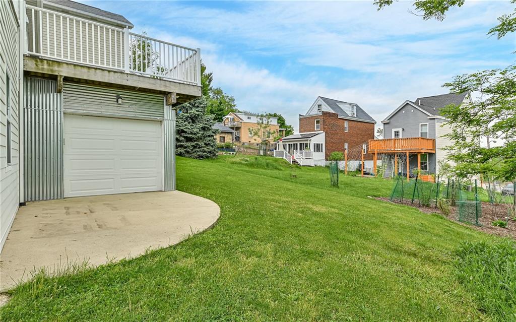 3617 Colmar Street Pittsburgh, PA 15213 - Photo 33 of 41 32x13 Deck sits atop of the garage type Storage Area