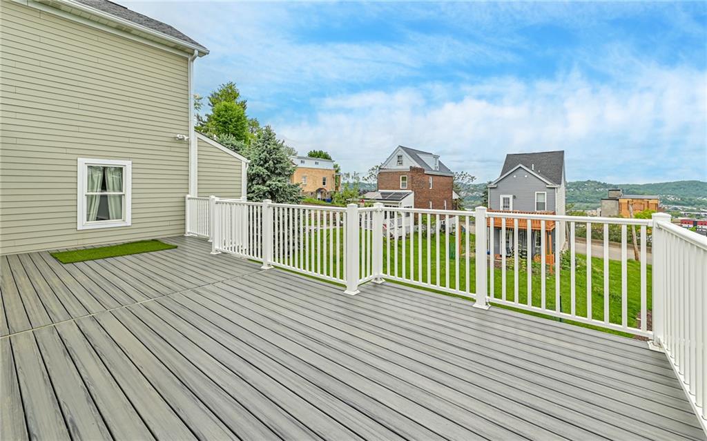 3617 Colmar Street Pittsburgh, PA 15213 - Photo 35 of 41 You can put a lot of Outdoor Furniture on this Deck