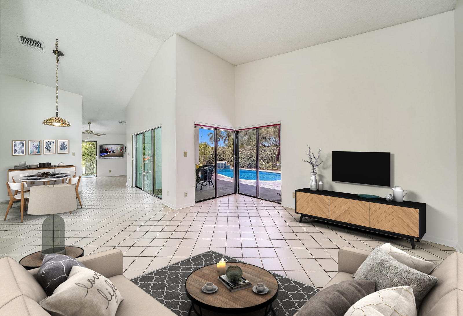 21464 Summertrace Circle Boca Raton, FL 33428 - Photo 26 of 77 Living Room Virtual Furniture